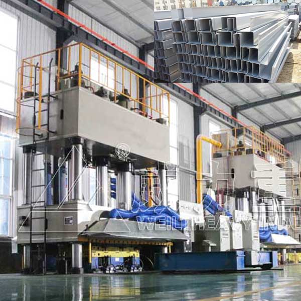 SMC電纜槽成型液壓機_500噸1500噸2000噸模壓壓力機